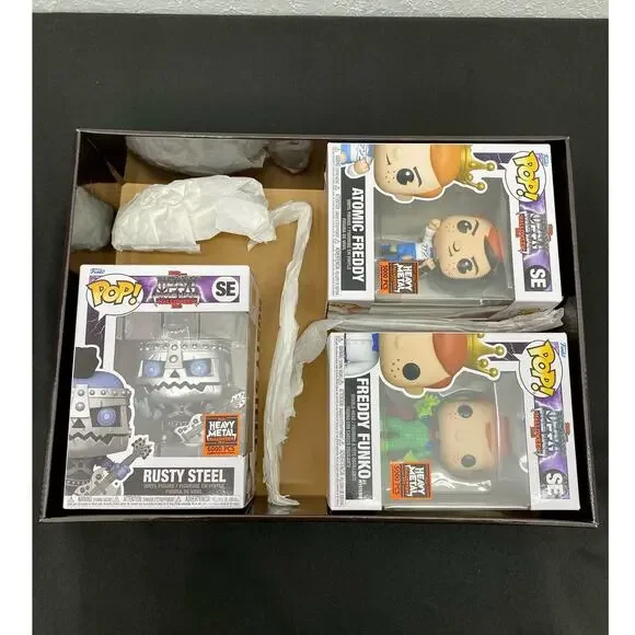 Funko Heavy Metal Halloween 2023 Box Rusty Steel, Atomic Freddy, Freddy Mysterio - Picture 3 of 13